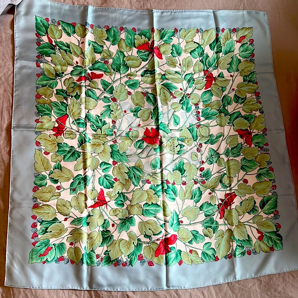 Hermes L’Arbre De Soie Authentic Silk Scarf - SOLD